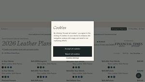 Papier - 2026 Leather Planners