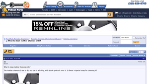 PeachParts - Leather Chamois Cleaning Guide