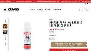 Pecard - Foaming Suede & Leather Cleaner