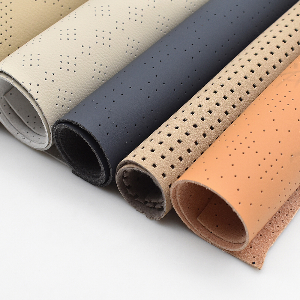 An application scenario or product detail of perforated leatherette - Image 2