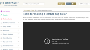 Pet Hardware - Black Nickel Tested D Ring & Roller Buckle