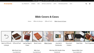 Pikore - Personalized Custom Leather Bible Covers