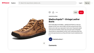 Madixa - Vintage Leather Boots