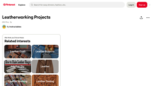 Pinterest - Leatherworking Projects