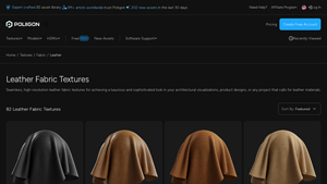 Poliigon - Leather Fabric Textures