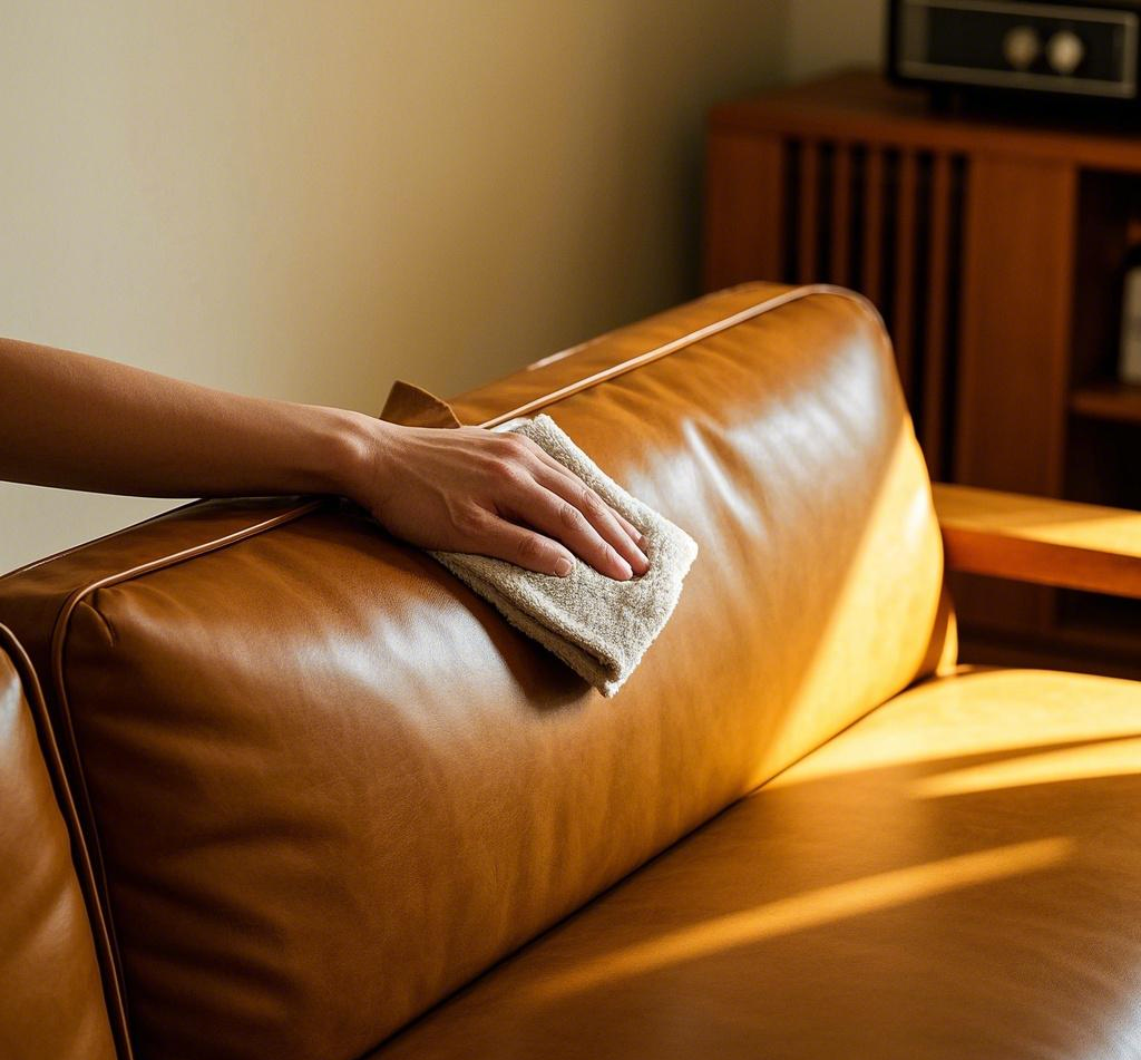 An application scenario or product detail of polyurethane leather sofa - Image 15