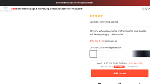 Popov Leather - Leather Money Clip Wallet