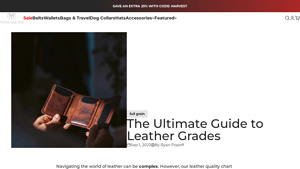 Popov Leather - Leather Quality Chart