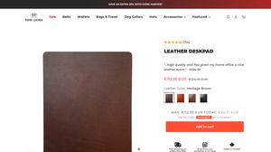 Popov Leather - Leather Deskpad