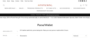 Pop Sewing - DIY Leather Wallet Kits