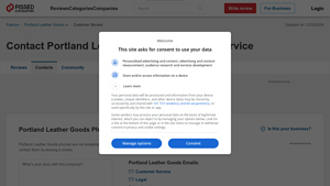 Portland Leather Goods - Customer Support