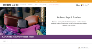 Portland Leather Goods - Makeup Bags Collection