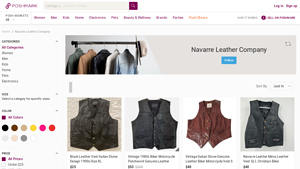 Navarre Leather Company - Black Leather Vest