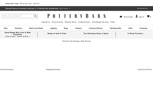 Pottery Barn - Jake Leather Seadrift Wood Base Sofa