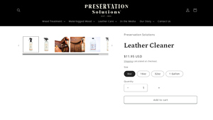 Preservation Solutions - Leather Cleaner