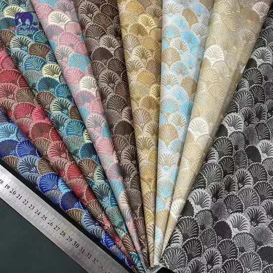 An application scenario or product detail of printed leather fabric - Image 5