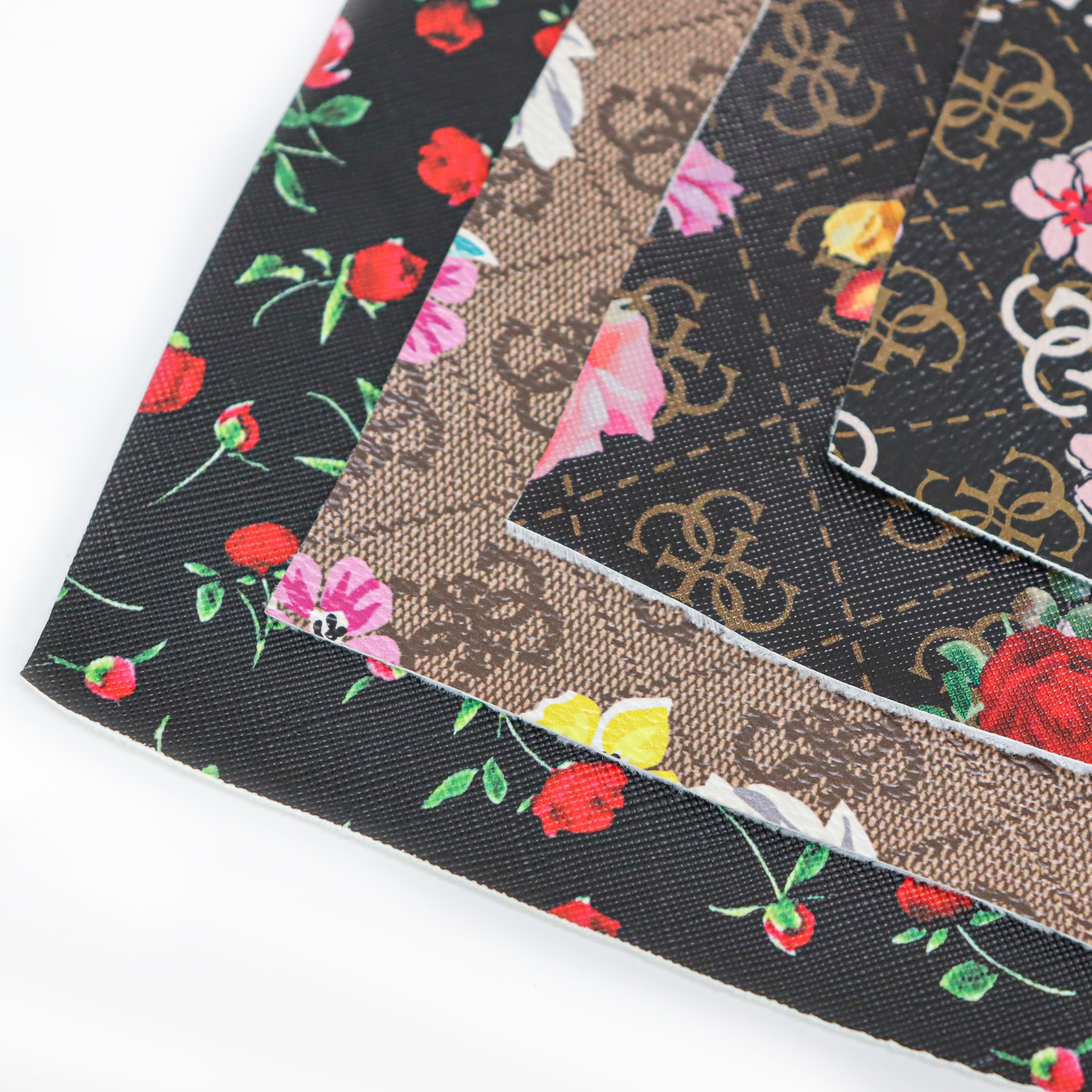 An application scenario or product detail of printed leather fabric - Image 8