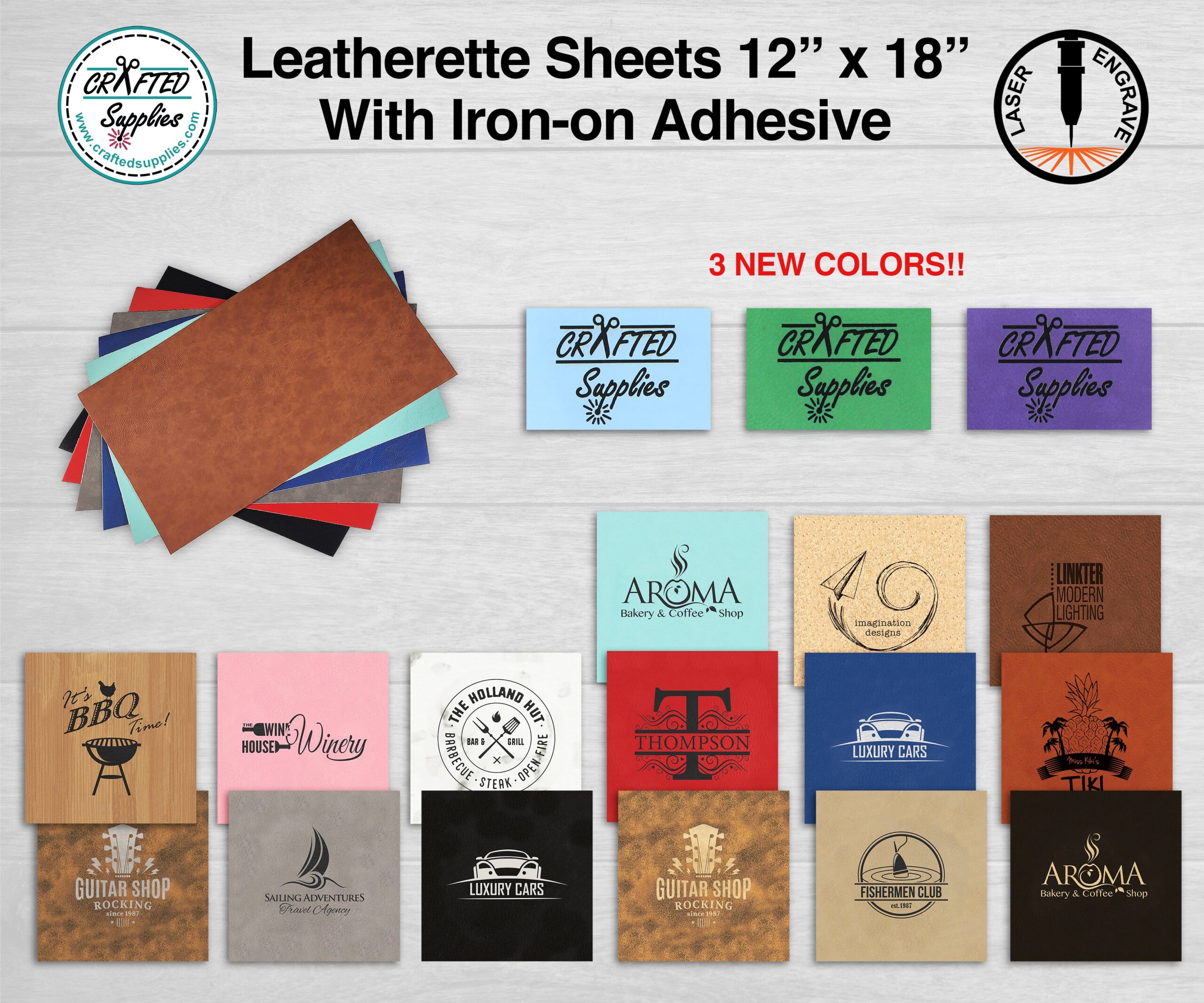 An application scenario or product detail of printed leatherette - Image 19