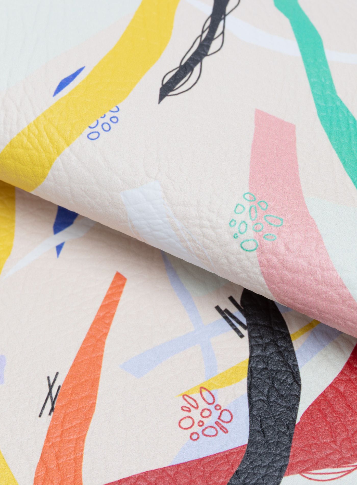 An application scenario or product detail of printed leatherette fabric - Image 10