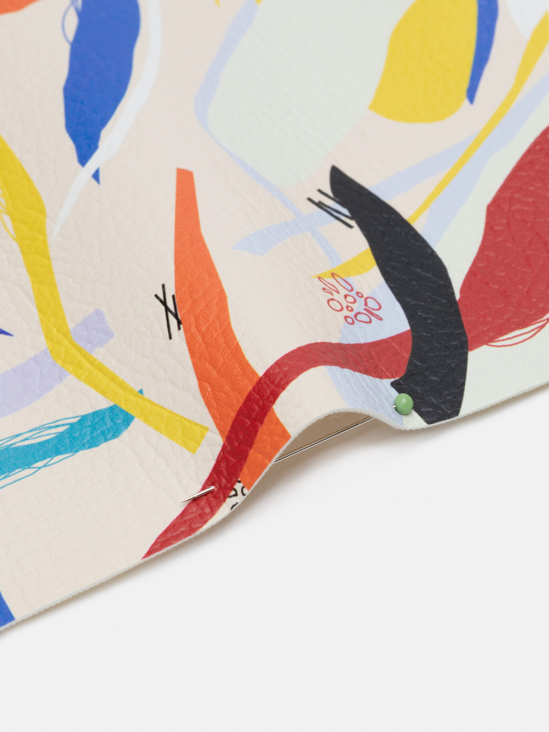 An application scenario or product detail of printed leatherette fabric - Image 19