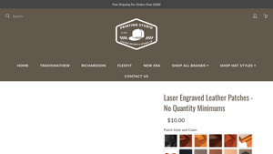 Printing Studio - Premium Laser Engraved Leather Patches