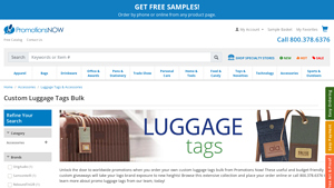 Promotions Now - Millennium Leather Luggage Tag