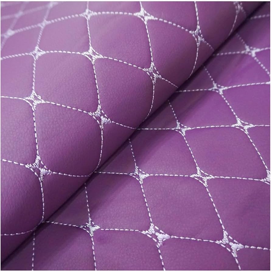 An application scenario or product detail of purple faux leather fabric - Image 12