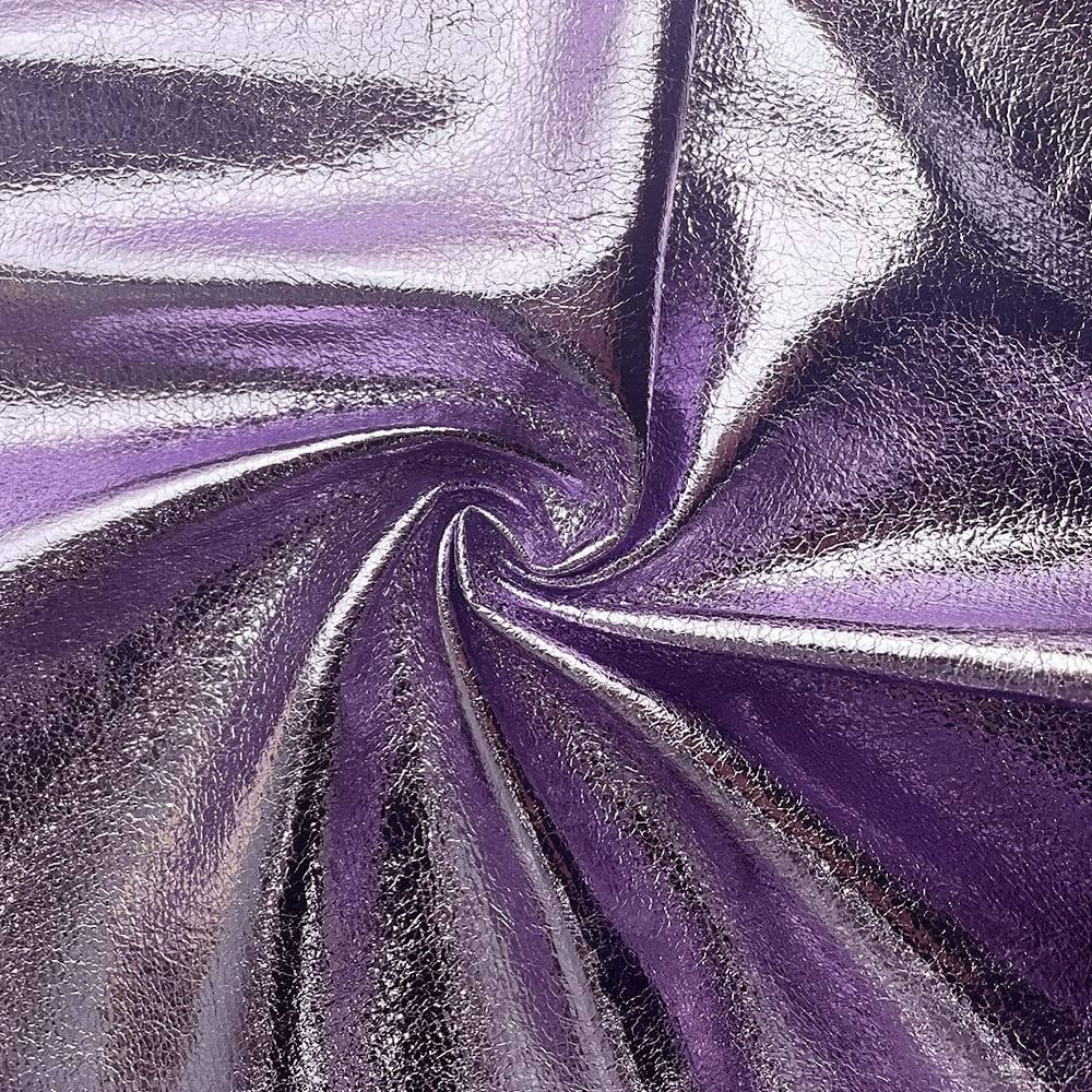 An application scenario or product detail of purple faux leather fabric - Image 16