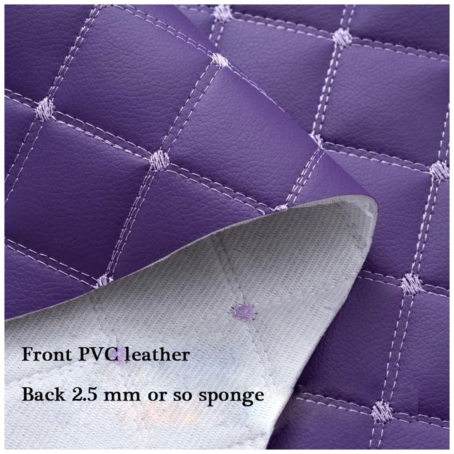 An application scenario or product detail of purple leather fabric - Image 20