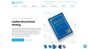 QinPrinting - Leather-Bound Book Printing Services