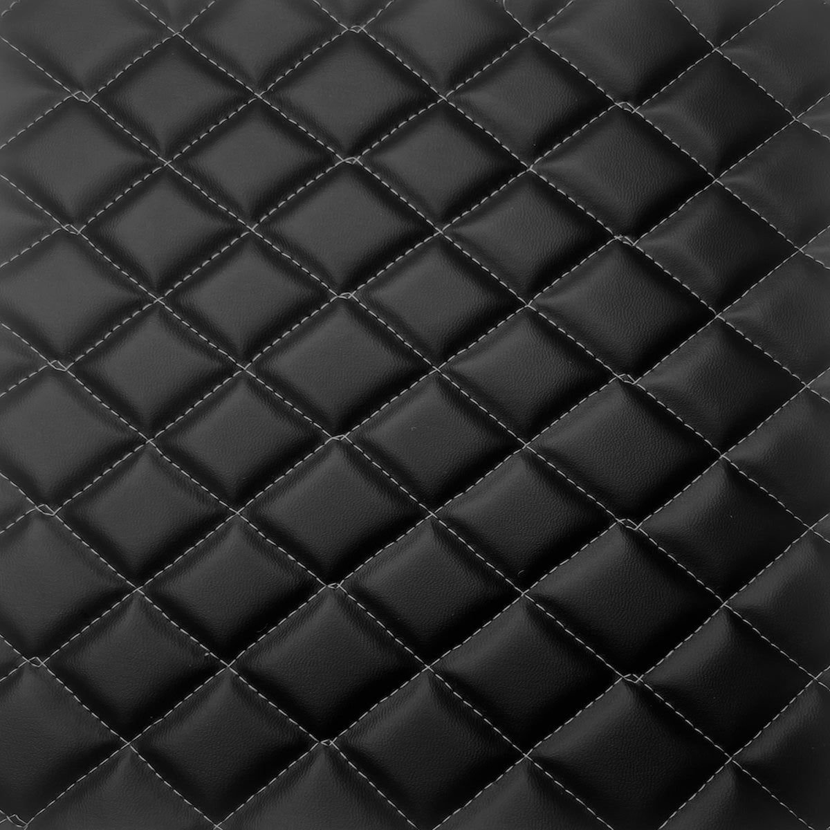 An application scenario or product detail of quilted leather fabric - Image 2