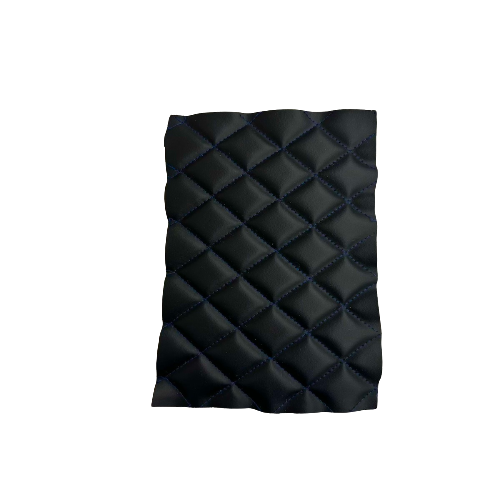 An application scenario or product detail of quilted leather fabric - Image 20