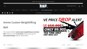 RadUltimate - Custom Weightlifting Belts