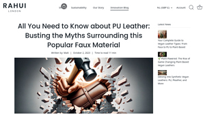 Rahui - PU Leather Solutions