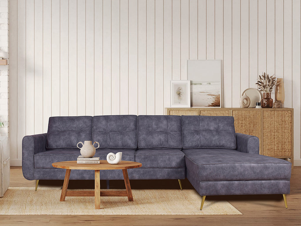 An application scenario or product detail of real suede couch - Image 22