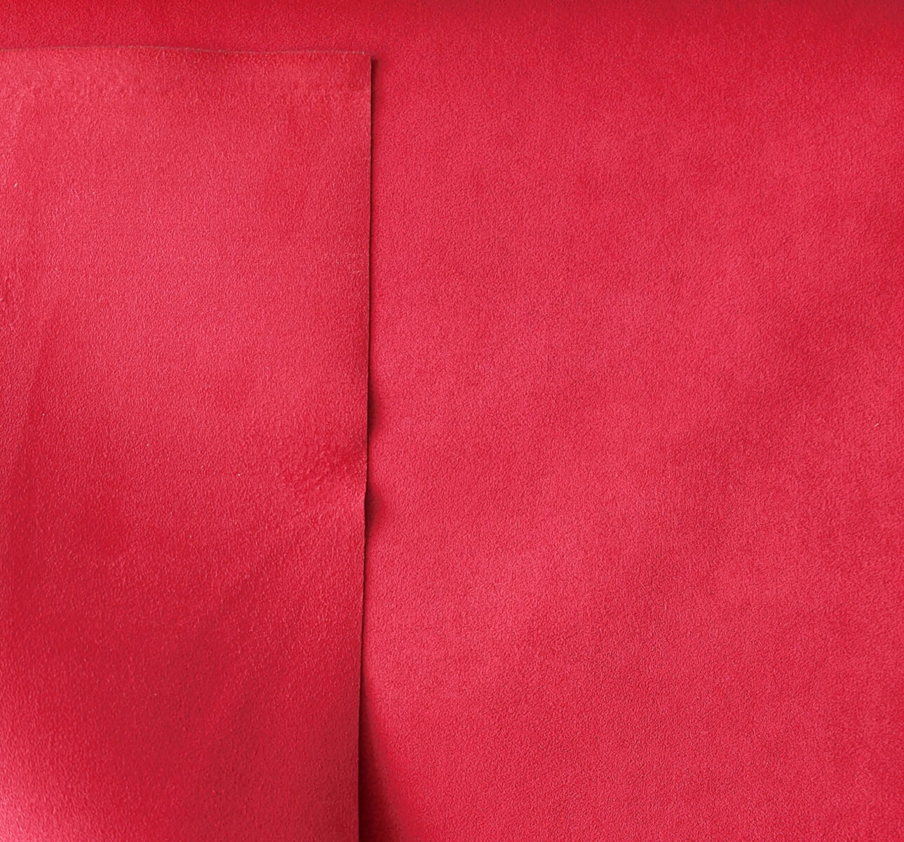 An application scenario or product detail of red alcantara material - Image 4