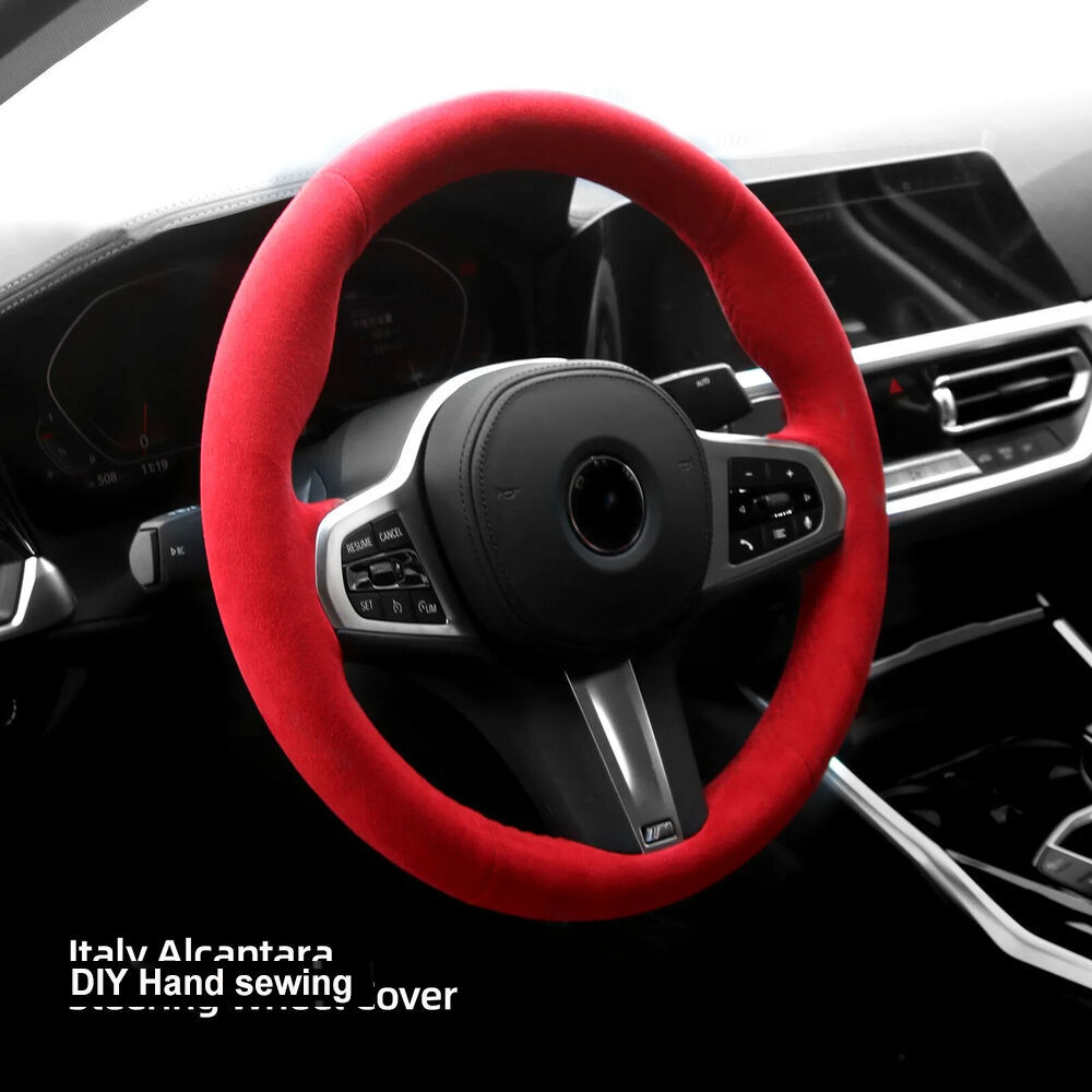 An application scenario or product detail of red alcantara material - Image 9