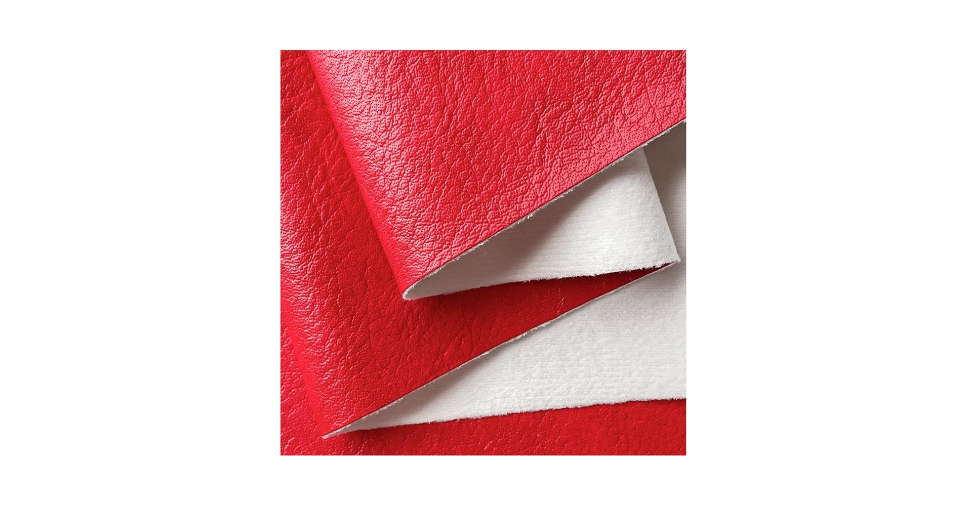 An application scenario or product detail of red fake leather fabric - Image 15