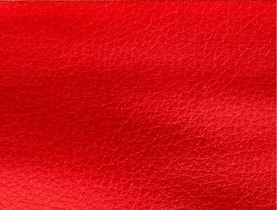 An application scenario or product detail of red faux leather fabric - Image 5