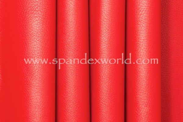 An application scenario or product detail of red faux leather fabric - Image 12