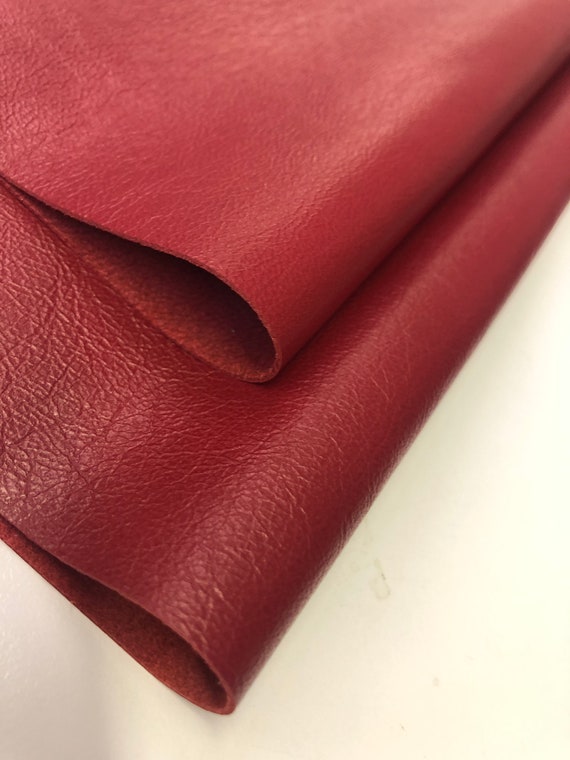An application scenario or product detail of red leather fabric - Image 9
