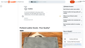 Portland Leather Goods - Quality Concerns