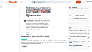 Reddit - Vintage Suede Pants