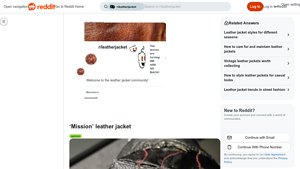 The Leather Company - Mission Leather Jacket