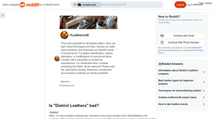 District Leathers - Leather Products