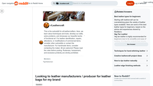 Leather Bags - Manufacturer Sourcing