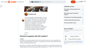 OA Leather - Unique Horween Nubuck and Chamois Hides