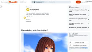 Ottertex - Pink Heavier Faux Leather