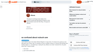 Nubuck Care - Essential Steps