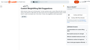 Pioneer - Custom Leather Weightlifting Belt